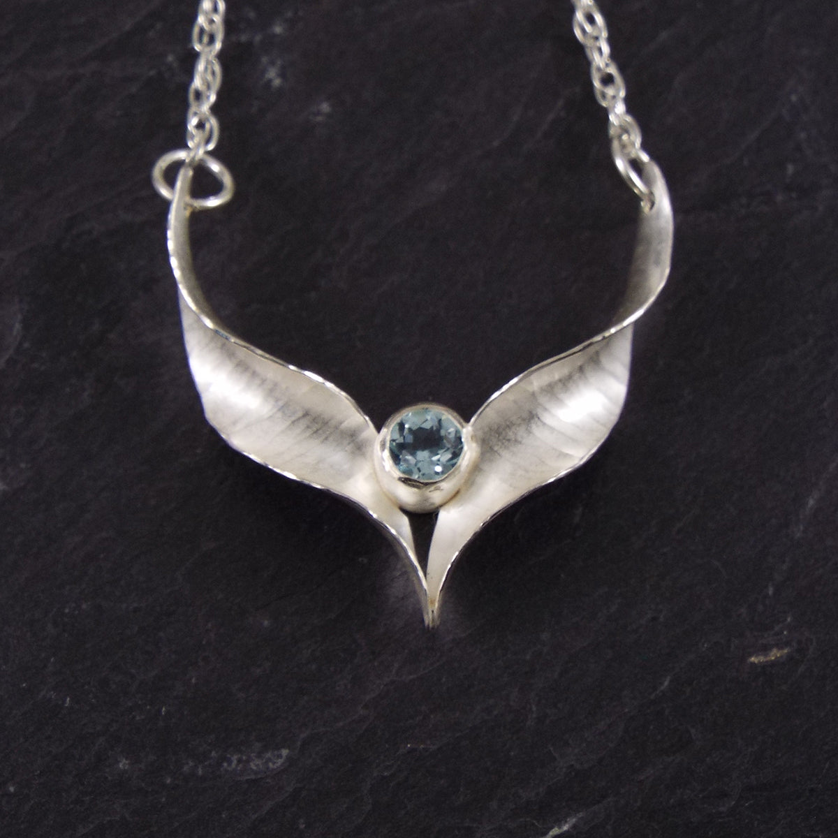 Wings silver necklace